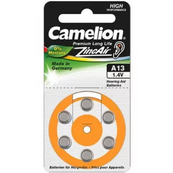 Tsinkõhuelemendid Camelion A13/DA13/ZL13 6 tk