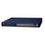 PLANET GS-4210-24P2S – lüliti – hallatav – 24 x 10/100/1000 (PoE+) + 2 x Gigabit SFP – rack-kinnitatav – PoE+ (GS-4210-24P2S)