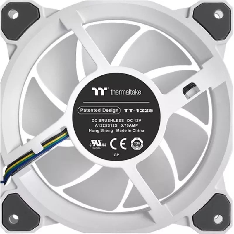 Thermaltake Riing Quad 12 ARGB korpuseventilaator 120 mm valge