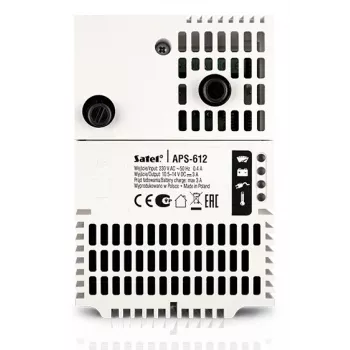 Toiteplokk Satel APS-612 juhtmega 265V valge 122mm x 84mm x 78mm