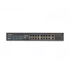 Haldamatu lüliti LANBERG RSFE-16P-2C-150 — 18 pordiga Gigabit, 16 PoE+/2 SFP, 150 W koguvõimsus, 1U riiul, metall, must