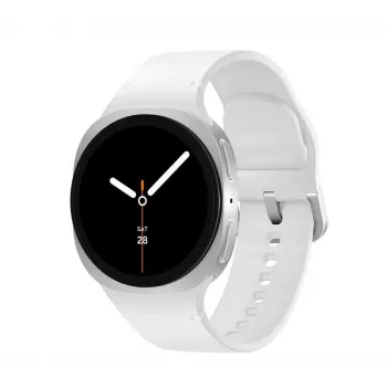 Samsung Galaxy Watch 8 3,3 cm (1,3 tolli) AMOLED 40 mm Digitaalne 438 x 438 pikslit Puuteekraan Hõbedane Wi-Fi GPS (satelliit)