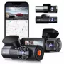 Auto videosalvesti VANTRUE N5 Nexus 5 — 4-kanaliline pardakaamera, 2592×1944 põhikaamera, 160° ees/sisevaade, GPS, Wi‑Fi, IPS-ekraan, MicroSD kuni 512 GB