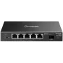 Võrgulüliti TP‑LINK SG2206MP L2 Gigabit Ethernet PoE 5‑port (5x Gigabit, 1x SFP, PoE+ 4 porti, 63W eelarve)