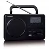 Kaasaskantav raadio Lenco MPR-035BK — FM/AM, võrgu- ja akutoide, 2,5-tolline LCD, 20 FM jaama salvestust, 3,5 mm väljund