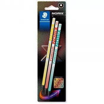 Graﬁitpliiats Staedtler 181-HBBK3 HB, mitmevärviline