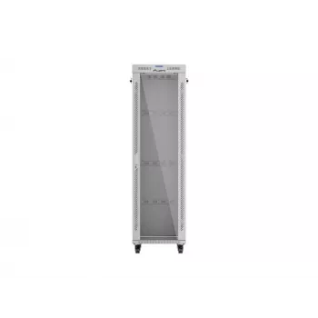 19-tolline 42U LANBERG püstine rack-kapp 600×600 mm hall klaasukse ja LCD-ga (lamepakend)