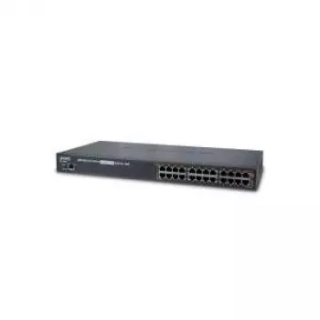 Hallatav lüliti PLANET POE1200G 24-pordine Gigabit Ethernet toite üle Etherneti 1U sinine