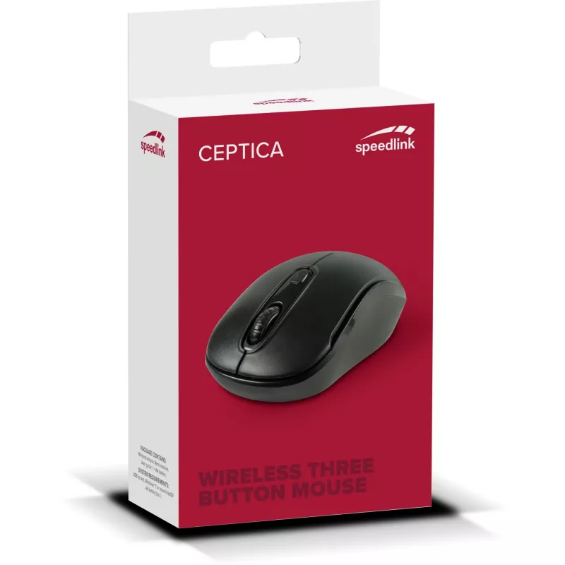 Hiir SPEEDLINK SL-630013-BKBK RF juhtmevaba mõlemakäeline