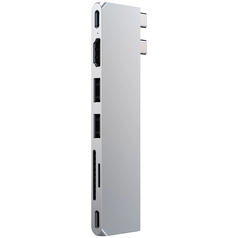Satechi ST-HUCPHSS sülearvuti dokkimisjaam ja pordireplikaator USB 3.2 Gen 2 (3.1 Gen 2) Type-C hõbedane (ST-HUCPHSS)