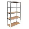 Topeshop hoiuriiul G9030 aialeriistade hoiuriiul, vabalt seisev, tsingitud teras, MDF