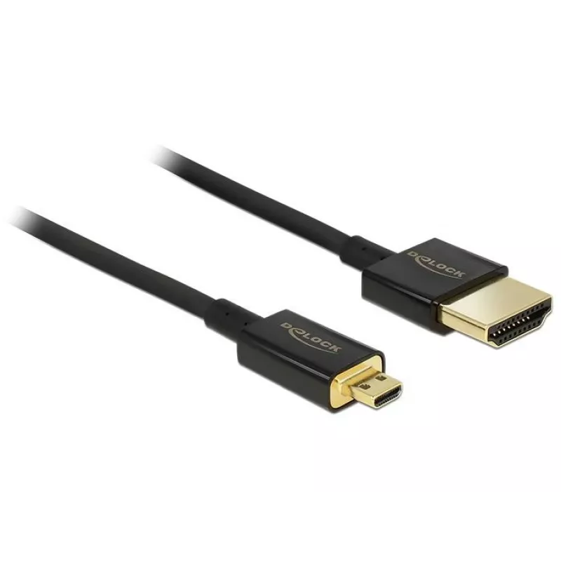 HDMI-kaabel DeLOCK HDMI-A/HDMI Micro-D 2m