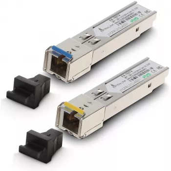 Extralink SFP 1.25G WDM moodulipaar 1310/1550nm ühemoodiline 3km SC DOM HP/Aruba jaoks