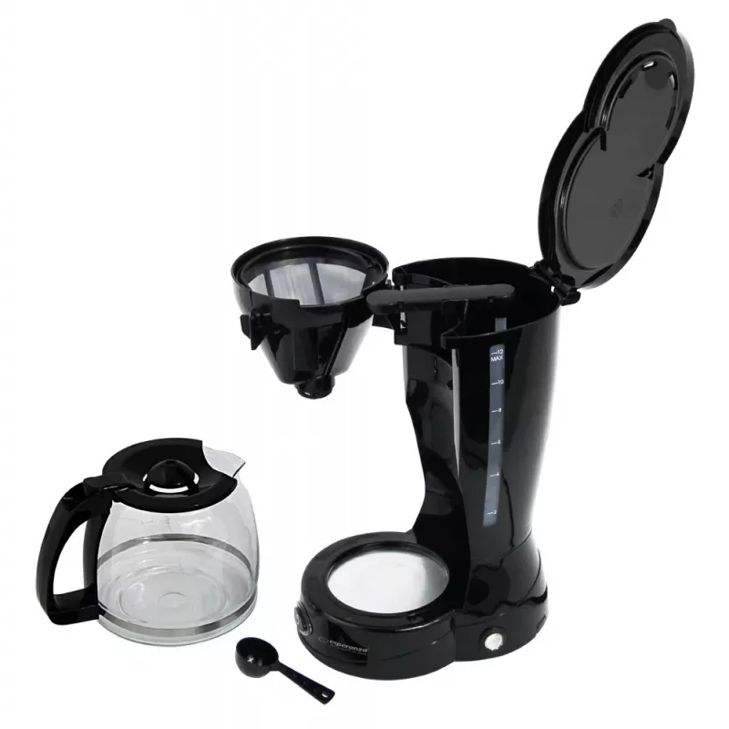 Tilkkohvimasin ESPERANZA EKC009, 1,5 l veepaak, 800 W, tööpinnal, must