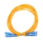 Fiiberoptiline kaabel Extralink EX.3586 1 m FTTH G.652D SC-SC dupleks kollane