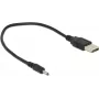 Toitekaabel DeLOCK 83793 USB A DC 0,27 m