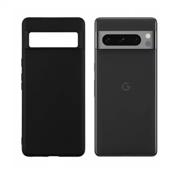 PEDEA pehme TPU-ümbris Google Pixel 8 Pro jaoks, must