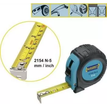 Hazet Tape Measure 5 m Steel 2154N-5 (2154N-5)