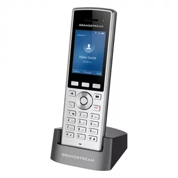 Grandstream Networks WP822 IP-telefon must, hõbedane 2 liini LCD Wi-Fi