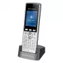 Grandstream Networks WP822 IP-telefon must, hõbedane 2 liini LCD Wi-Fi