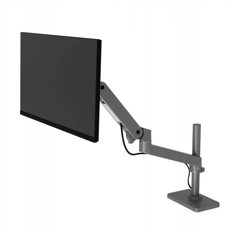 Ergotron LX Pro - Kinnituskomplekt (Monitorihoidik) - LCD-ekraanile - läbiviigukinnitus, kõrge post - Alumiinium - Tumehall - Ekraani suurus: kuni 86,4 cm (kuni 34 tolli)