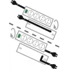 brennenstuhl Primera-Tec Comfort Switch Plus - Überspannungsschutz - Wechselstrom 250 V - 3500 Watt - Ausgangsbuchsen: 7 - 2,0m - Deutschland - Schwar