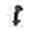 Lennukangi lisakäepide Thrustmaster Sol-R 3 AVA, Must, USB USB-C, analoog/digitaalne, PC, 75×115×200 mm