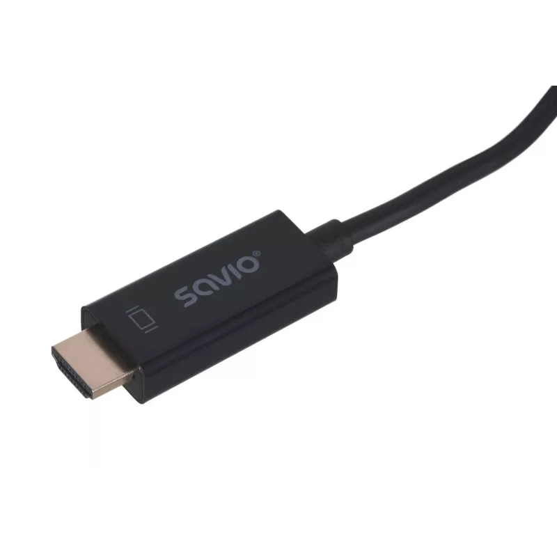 SAVIO video kaabliadapter DisplayPort - HDMI Type A CL-56, 1,5 m, must