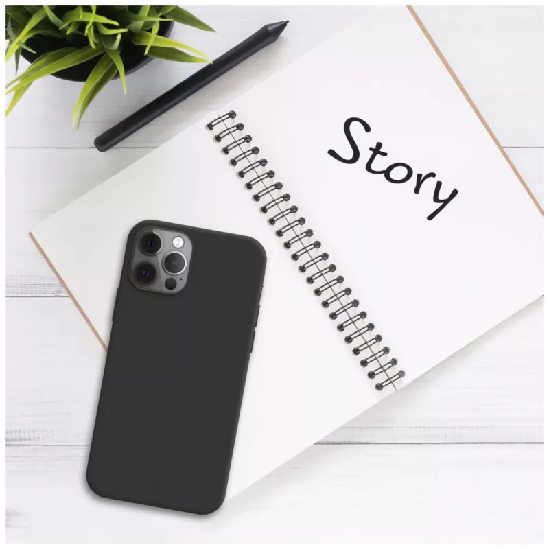 Fixed STORY tagakaas Xiaomi Redmi 15 4G/5G-le, kummeeritud must kaitseümbris
