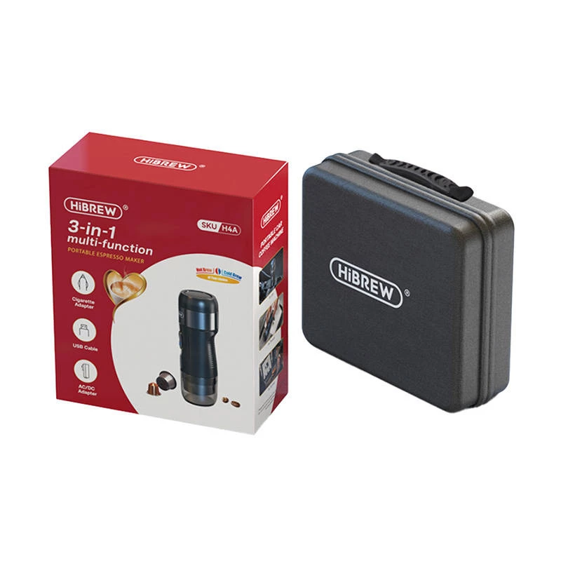 Kaasaskantav 3-ühes kohvimasin koos ümbrisega 80W HiBREW H4A