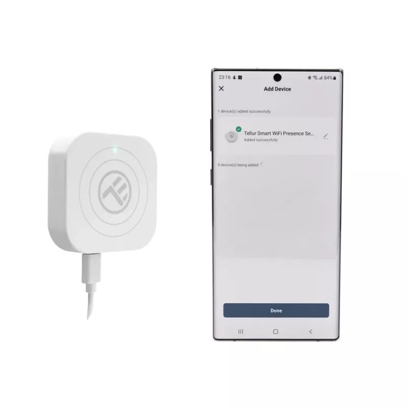 Presence Sensor Tellur TLL331552 WiFi valge — traadita kohalolekuandur, valge