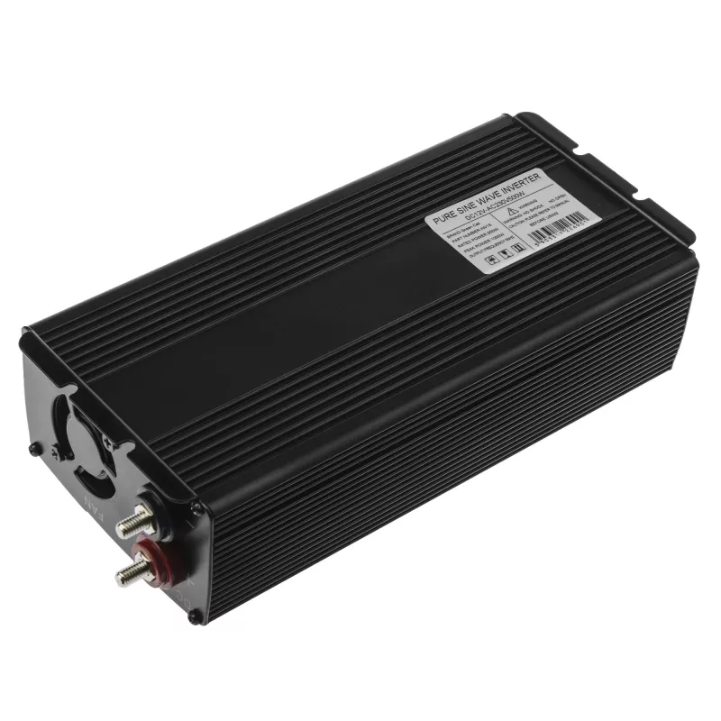 Autode toiteinverter roheline Cell INV16 500 W, DC 12 V vahelduvvooluks 230 V, 50 Hz, USB-port, aktiivjahutus, must