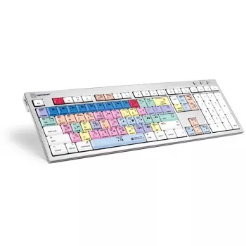 Klaviatuur Logickeyboard LKB-PPROCC-CWMU-FR Office USB AZERTY French Valge