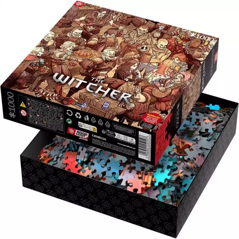 Good Loot Gaming Puzzle: The Witcher (Wiedźmin) Birthday, 1000 tükki