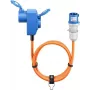 Goobay CEE-adapterjuhe CEE-pistik → 90° CEE-pistikupesa ja maandatud pistikupesa, 5 m (76233)