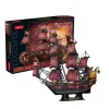3D puzzle cubicfun Queen Anne's Revenge Anniversary Version – model 306-T4040H, kogutav laevakomplekt