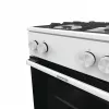 Vabalt seisev gaasipliit ahjuga Gorenje GG5A10WFFM — 4 põletiga pliidiplaat, 70 l ahi, emailitud pealispind, valge
