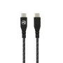 USB USB-C to USB-C andmekaabel Tellur TLL155471, 1 m, 3 A, 60 W PD, nailonpunutud, must