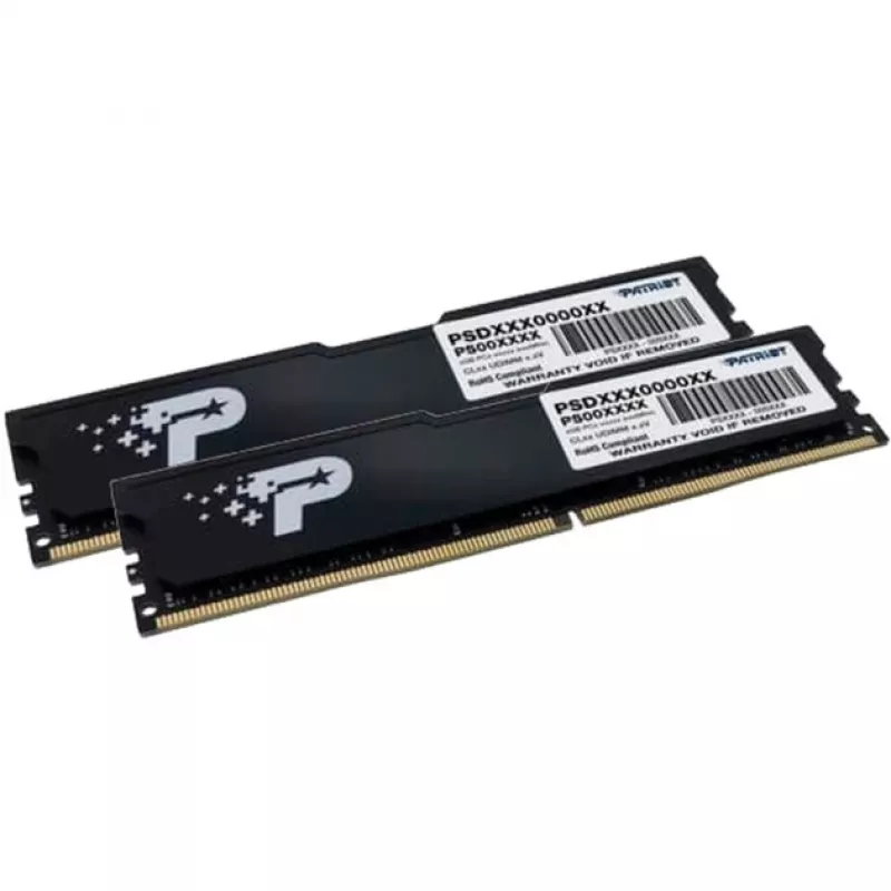 DIMM 16 GB DDR4-3200 (2x 8 GB) Dual-Kit, mälu, must, PSD416G3200K, Signature Line