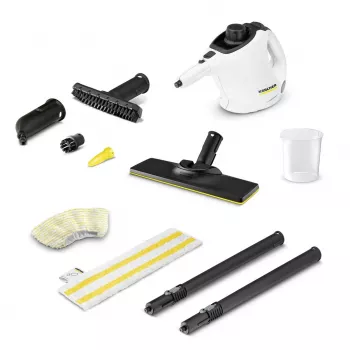 Kärcher SC 1 EasyFix Kaasaskantav aurupuhasti 1200 W Must, Valge