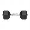 REBEL ACTIVE kummikattega malmist hantlid 2x8 kg