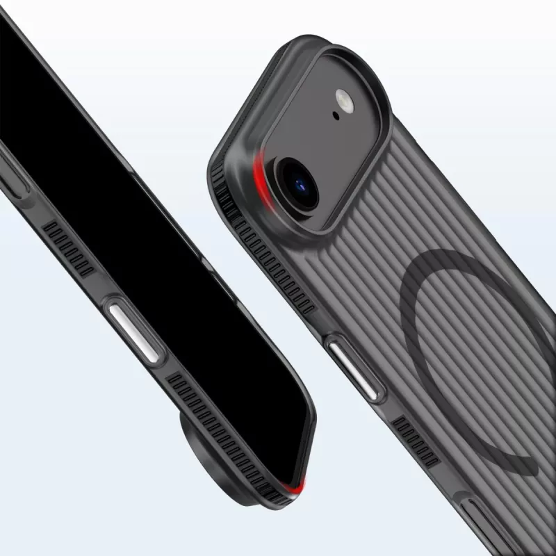 Cover 4smarts 541640 iPhone 17 Air 16.8 cm Must Läbipaistev