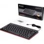 Perixx 11670 klaviatuur USB QWERTY saksa - USA inglise must (PERIBOARD-422 DE)
