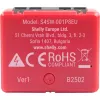 Shelly 1PM Mini Gen4 2-pack — Shelly Wi-Fi nutirelee koos võimsuse mõõtmisega, kompaktne DIN/moodul vorm