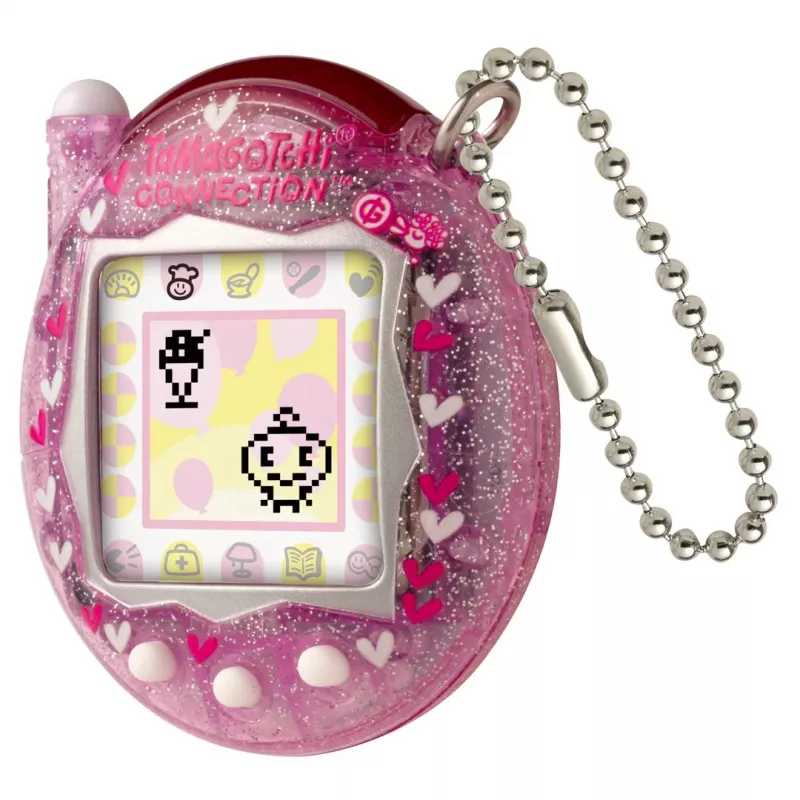 Käsi digitaalne lemmikloom Bandai Tamagotchi Connection Pink Glitter — virtuaalne lemmikloomamänguasi