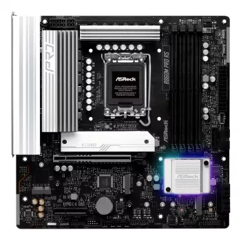 Emaplaat ASROCK B860M Pro RS — Intel B860, LGA 1851, micro ATX, DDR5, 4× DIMM, 2.5Gb LAN, 1×PCIe5 x16