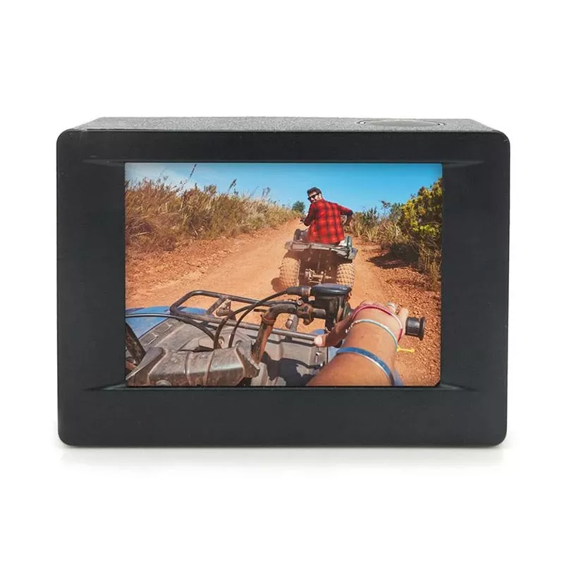 Easypix GoXtreme Enduro Must - action-kaamera - kinnitatav - 4K / 30 fps - 8.0 MPix - Wi-Fi - veealune kuni 30 m - Must