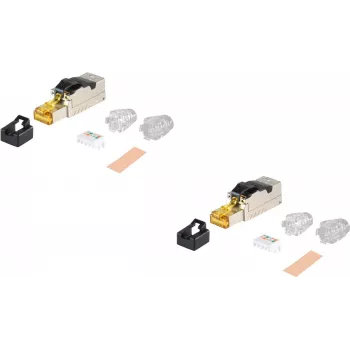RJ45 Cat.8.1 võrguühendaja ShiverPeaks BS08-45001-2 metallist, kohapeal seadistatav