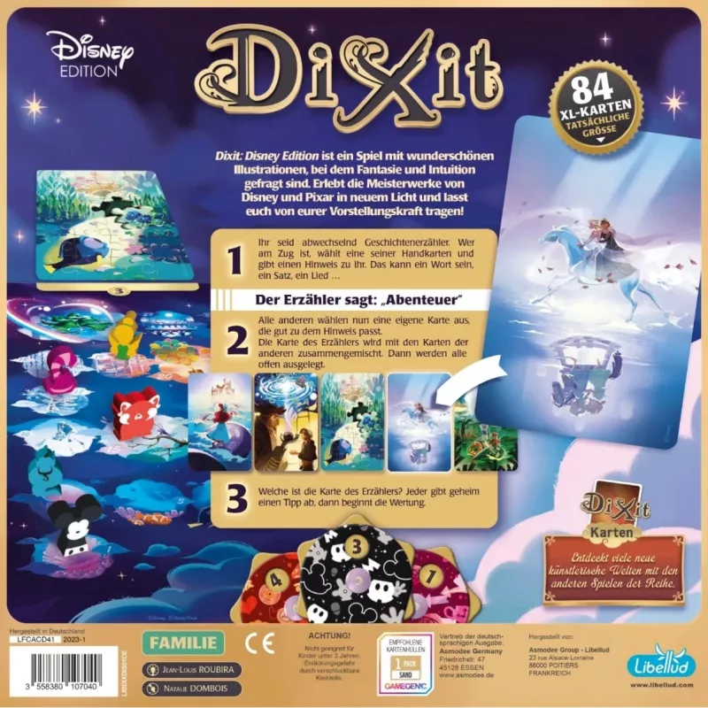 Dixit: Disney Edition, lauamäng