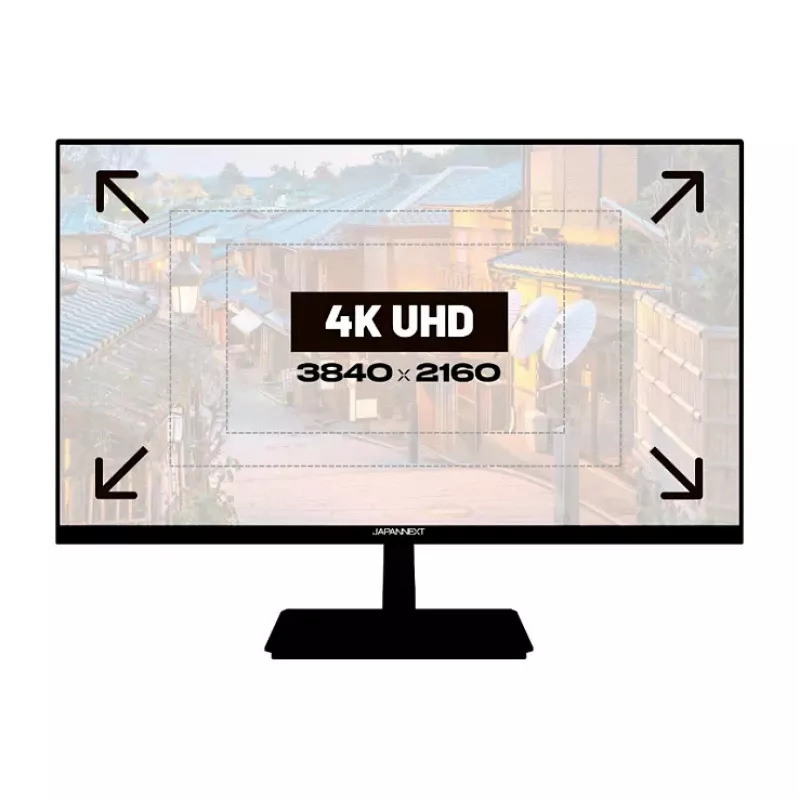 JAPANNEXT 4K UHD monitor 71,1 cm (28 inch) 3840x2160 pikslit, IPS-paneel, 5 ms, 60 Hz, AMD FreeSync, HDMI, DisplayPort (JN-I280UHD60F-P)